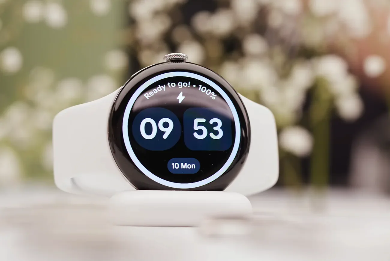 Google Pixel Watch 5 on display