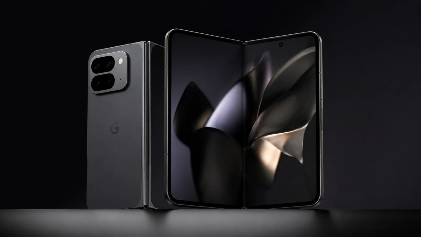 Illustrative Google Pixel 11 Pro Fold image showing the foldable form factor