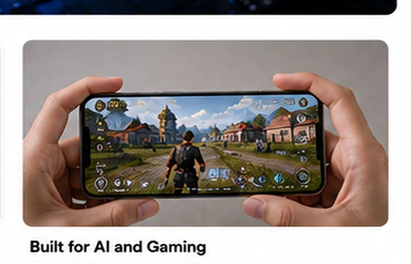 Smartphone gaming concept illustrating the performance use case for Xiaomi XRing O3