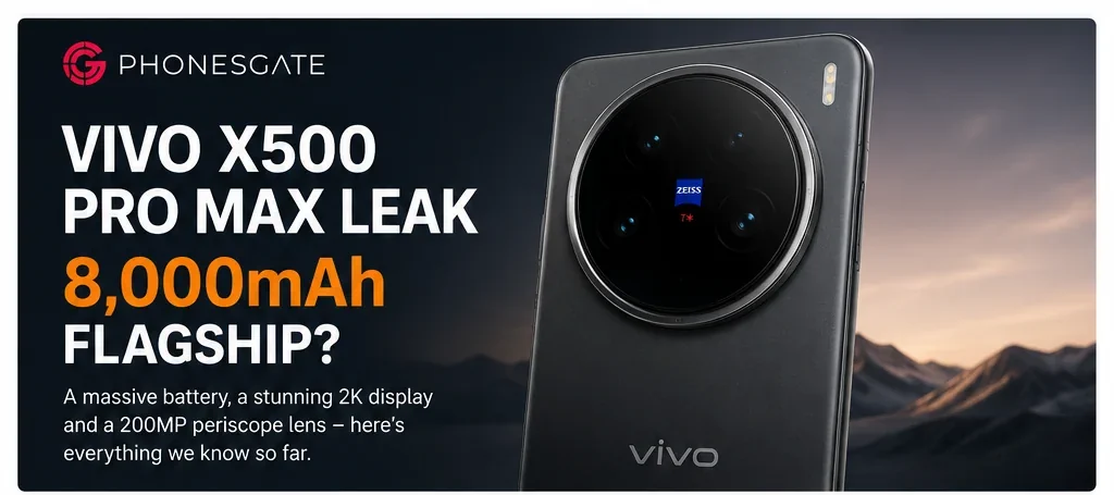 Vivo X500 Pro Max Leak: An 8,000mAh Battery Could Redefine Flagship Endurance
