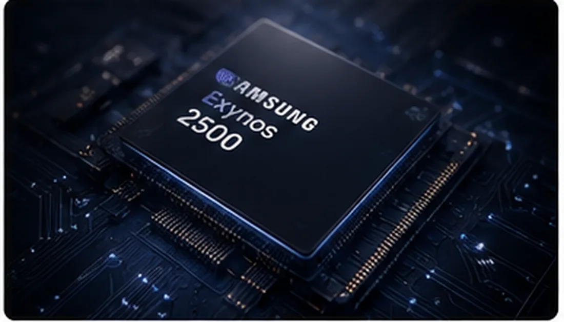 PhonesGate editorial visualization of Samsung Exynos 2500 processor