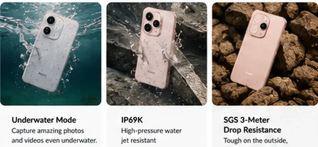 Water and drop resistance editorial visualization